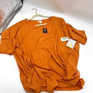 NWT LuLaRoe Irma Tunic in Orange - 3XL (24-26)